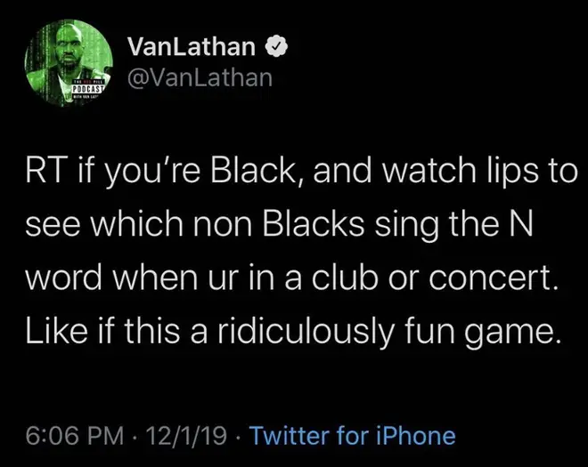 Van Nathan posts a screenshot of his tweet explaining his game