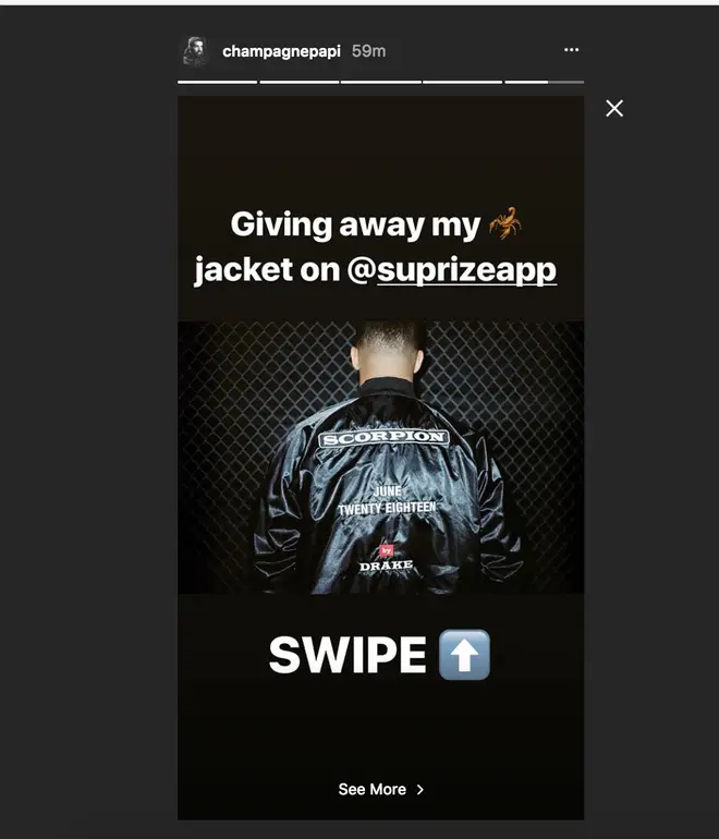 Drake Instagram Story Drake Jacket