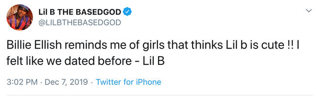 Lil B labelled "predatory" after Billie Eilish comment
