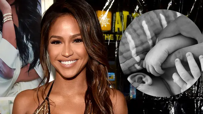 Cassie has shared the first photo of her daughter Frankie Stone with husband Alex Fine.