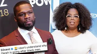 50 Cent accuses Oprah Winfrey of only targeting black men who have been accused of sexual assault