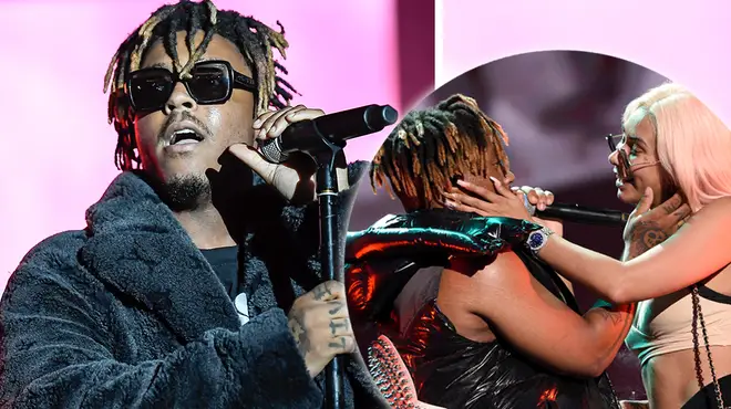Juice WRLD's girlfriend has payed tribute to the late rapper on stage