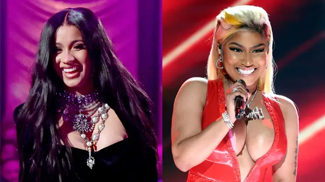 Cardi B and Nicki Minaj