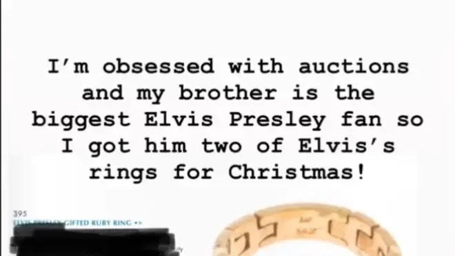 Kim Kardashian bought her brother Rob Elvis Presley's rings for Christmas