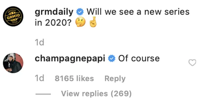 Drake confirms Top Boy will be making a return