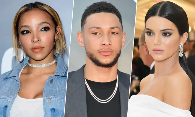 Tinashe, Ben Simmons and Kendall Jenner.