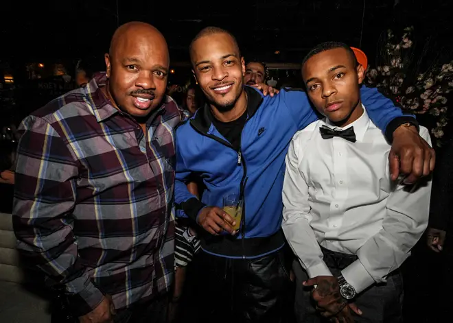 Fans are convinced T.I. (centre) and Bow Wow (right) share a likeness.