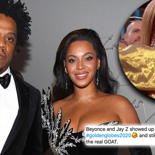 Bey and Jay arriving late with champagne to the Golden Globes is a moment !
