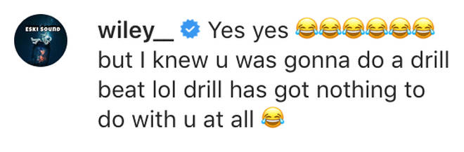 Wiley responded to Stormzy on Instagram