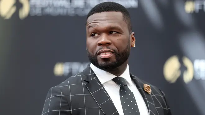 50 Cent, aka Curtis Jackson, poses during a photocall for the TV show 'Power'.