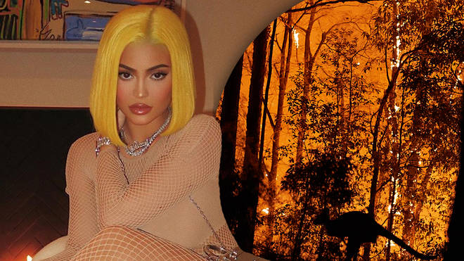 Kylie Jenner quickly deleted her insensitive caption which one fan related to the Australian bushfires.
