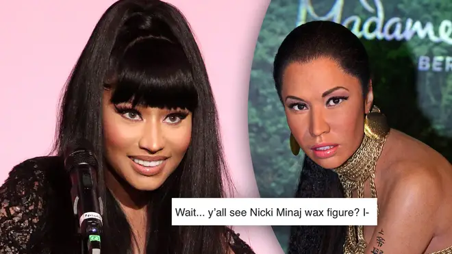 Nicki Minaj's fans took to Twitter to roast the waxwork, which was originally displayed in Las Vegas in 2015.