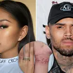 Ammika Harris dedicated two new hand tattoos to her son with Chris Brown, Aeko Catori.