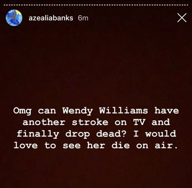 Azealia Banks on Wendy Williams.