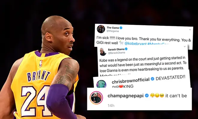 Drake, Chris Brown & more pay tributes to Kobe Bryant