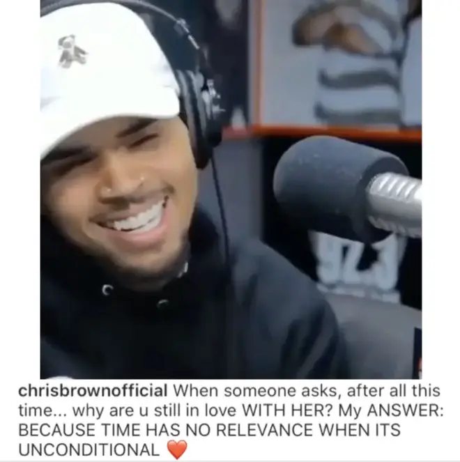 Chris Brown posted about having "unconditional love" for someone just days after Rihanna&squot;s allegedly breakup with boyfriend Hassan Jameel.