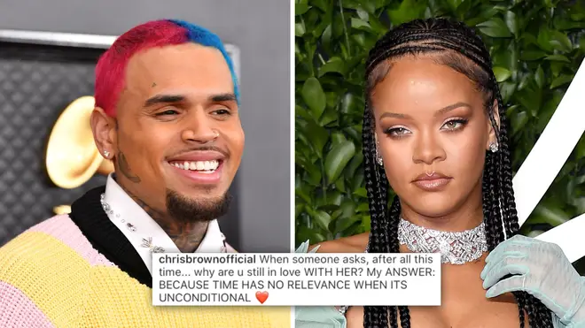 Chris Brown claimed that "he&squot;s still in love" and fans are convinced he&squot;s talking about Rihanna.