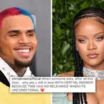 Chris Brown claimed that "he's still in love" and fans are convinced he's talking about Rihanna.