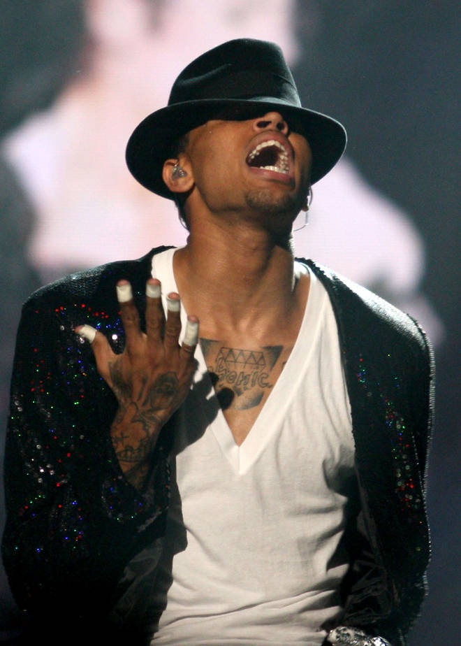 Chris Brown broke down in tears while performing a Michael Jackson tribute at the 2010 BET Awards.