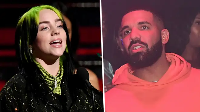 Billie Eilish, 18, has defended Drake 33, after he faced backlash for texting her when she was 17