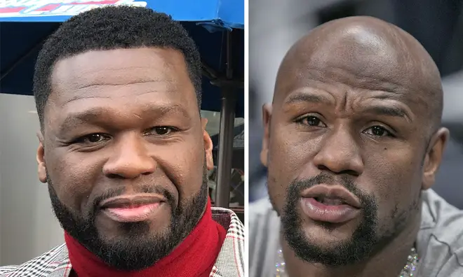 50 Cent trolls Floyd Mayweathe with Louis Vuitton bag meme