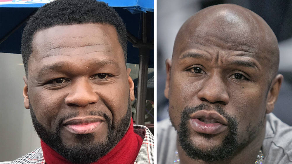 50 Cent trolls Floyd Mayweather with meme turning him into ...
