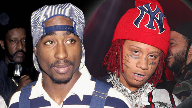Tupac fans were left unimpressed with Trippie Redd's photoshopped picture.