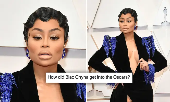 Blac Chyna made a surprising appearance on the 2020 Oscars red carpet.