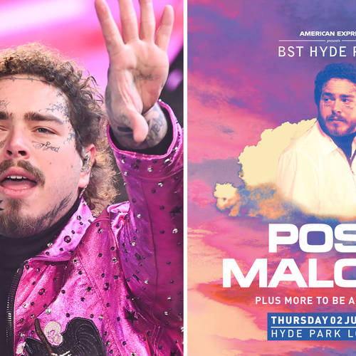 Post Malone is set to headline British Summer Time at Hyde Park 2020 in July.