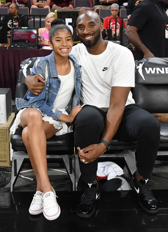 Kobe Bryant and his daughter Gianna attended the WNBA All-Star Game in 2019