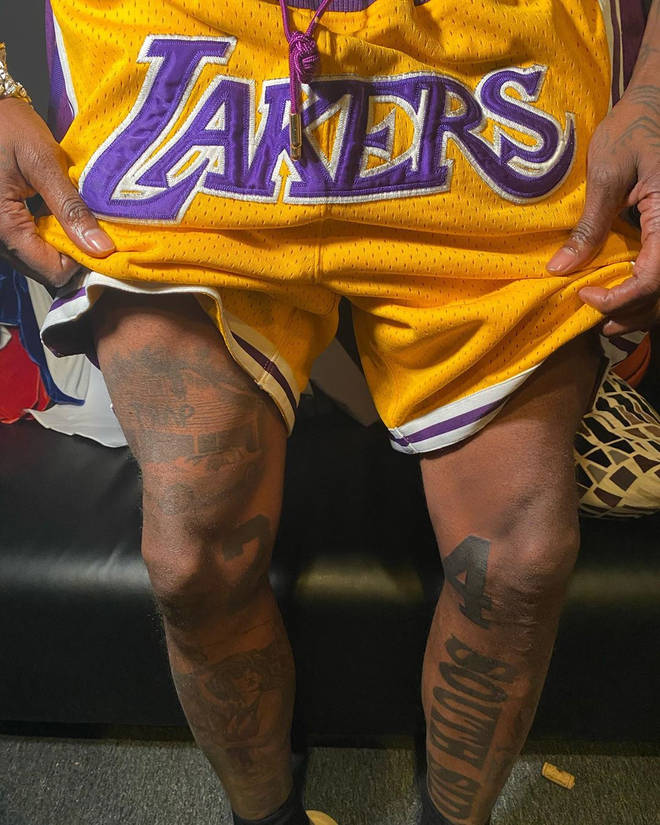 2 Chainz honoured the late Kobe Bryant with a '24' leg tattoo following the NBA player's tragic death.