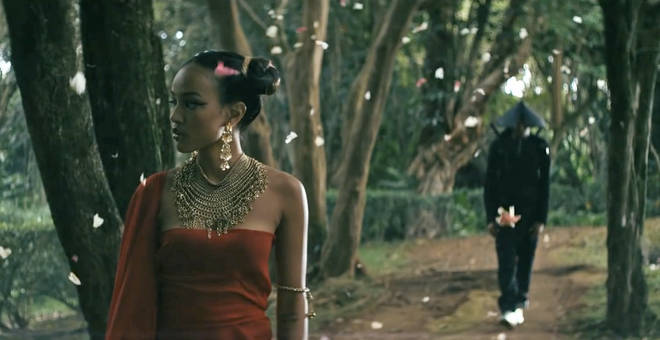 Karrueche Tran was dating Chris Brown at the time she featured in the video for this song 'Autumn Leaves' with Kendrick Lamar.