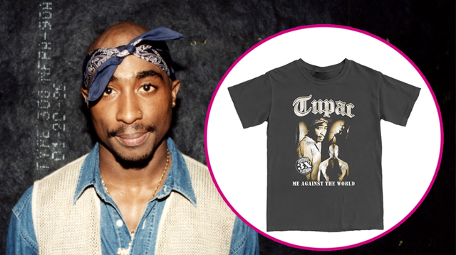 Tupac's estate have released new merch to celebrate 25 years of his 'Me Against The World' album