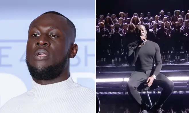 Stormzy performed a medley of songs from his second albujm 'Heavy Is The Head'.