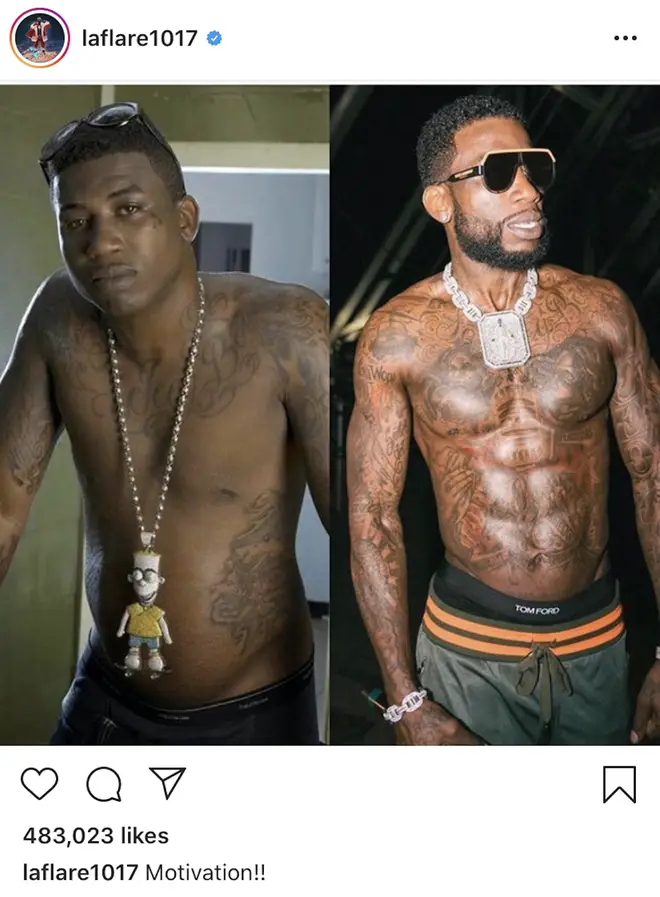 Gucci Mane underwent a dramatic transformation after quitting drugs and living a healthy lifestyle.