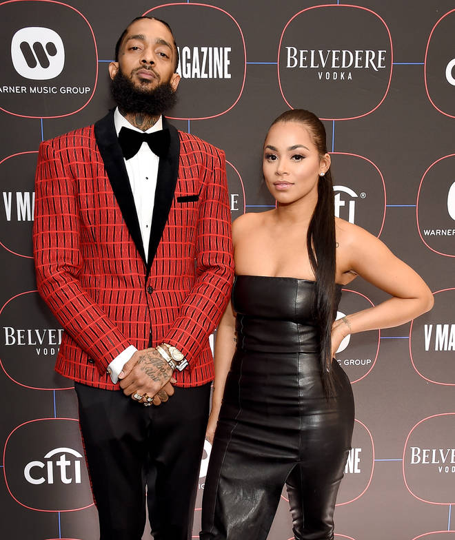 Lauren London paid tribute to her 'king' Nipsey Hussle, who died last March in a shooting outside his Marathon clothing sore.