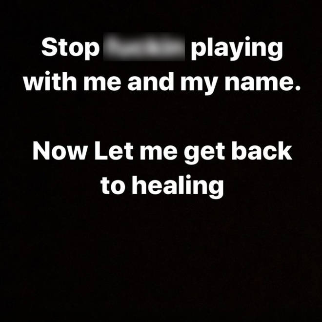 Lauren urged people to let her "get back to healing" and stop spreading rumours about her and Diddy.