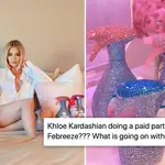 Khloe Kardashian is being ridiculed for her latest sponsored post with Febreze.