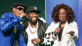 50 Cent and Snoop Dogg troll Oprah Winfrey after she takes a tumble on stage