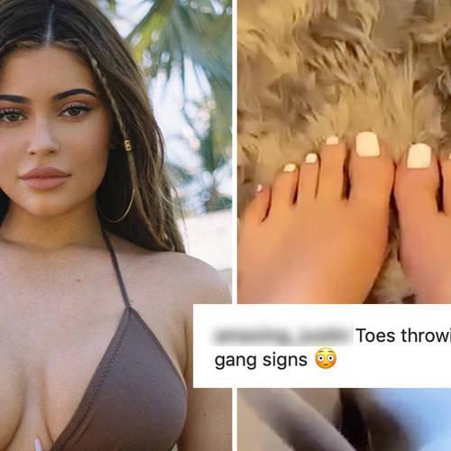 Kylie Jenner clapped back at people making fun of her "weird" toes.