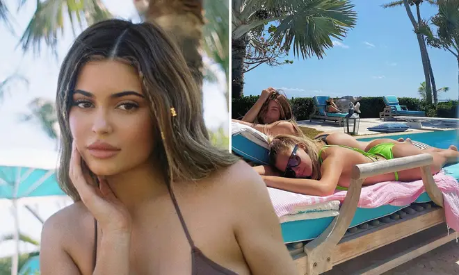 Kylie Jenner and her mini-squad enjoyed a luxury break on Harbour Island in the Bahamas.