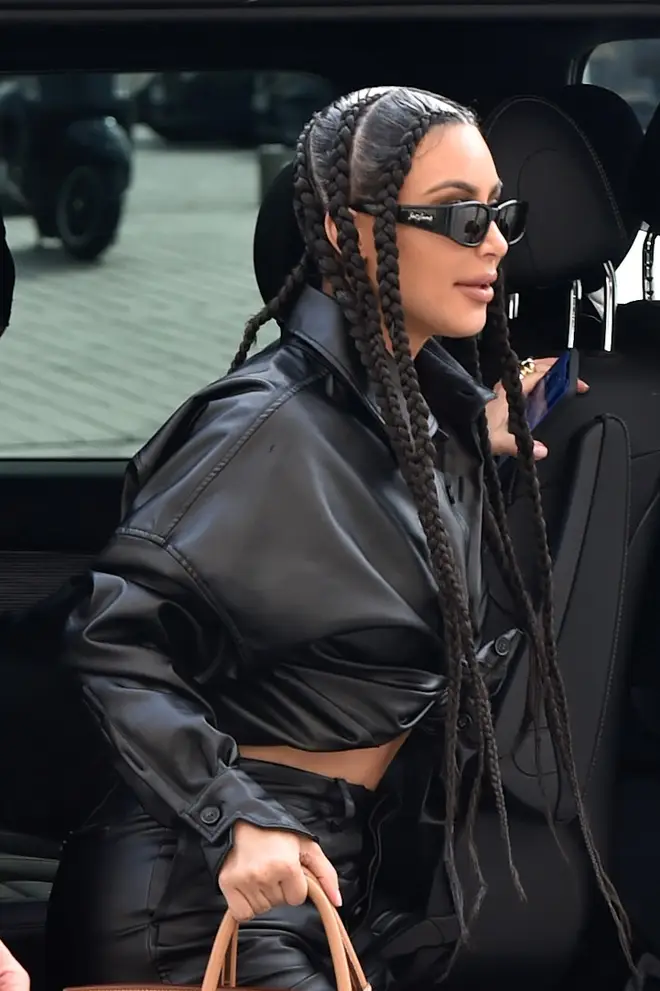 Kim Kardashian sparked controversy after stepping out in braids at Paris Fashion Week.