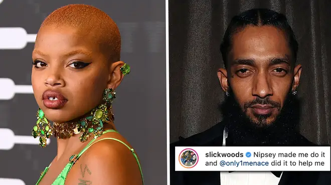 Slick Woods gets Nipsey Hussle inspired face tattoo