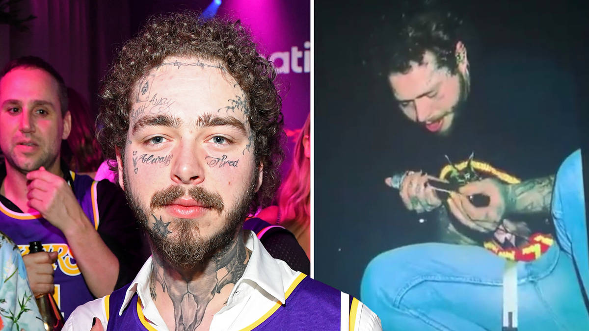 Post Malone responds to drug abuse claims after bizarre stage behaviour ...