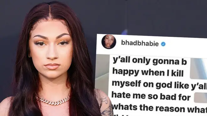 Bhad Bhabie responds to online trolls on Instagram