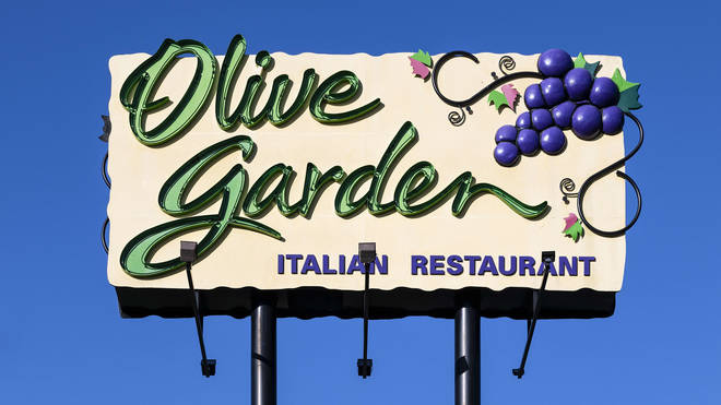 Olive Garden restaurant billboard ad...