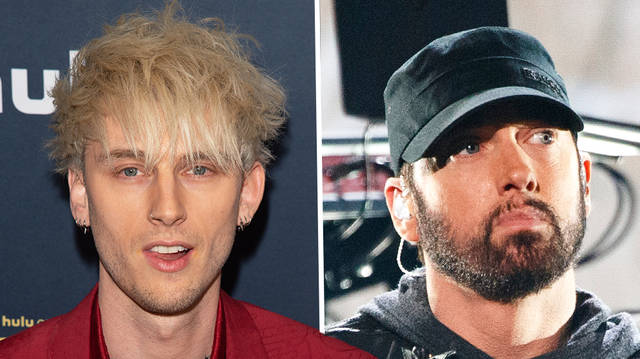 Machine Gun Kelly throws shade at "G.O.A.T" Eminem on his new track