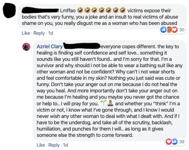 Azriel Clary claps back at troll on FaceBook