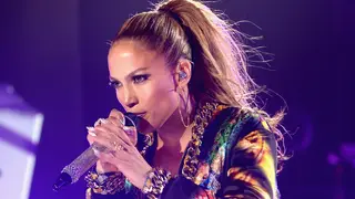Jennifer Lopez performs onstage at the iHeartRadio Ultimate Pool Party presented by VISIT FLORIDA at Fontainebleau's BleauLive at Fontainebleau Miami Beach on June 28, 2014 in Miami Beach, Florida.