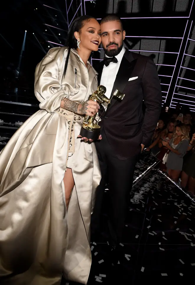 Drake and Rihanna at the 2016 MTV Video Music Awards